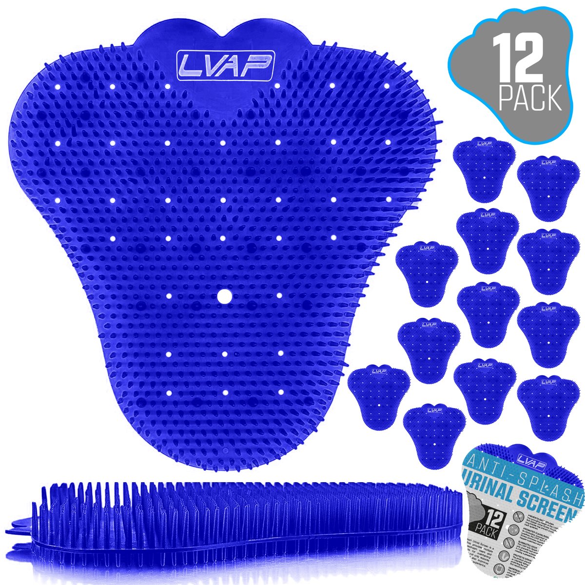 Anti-Splash Mat Screen Blue 12-Pack