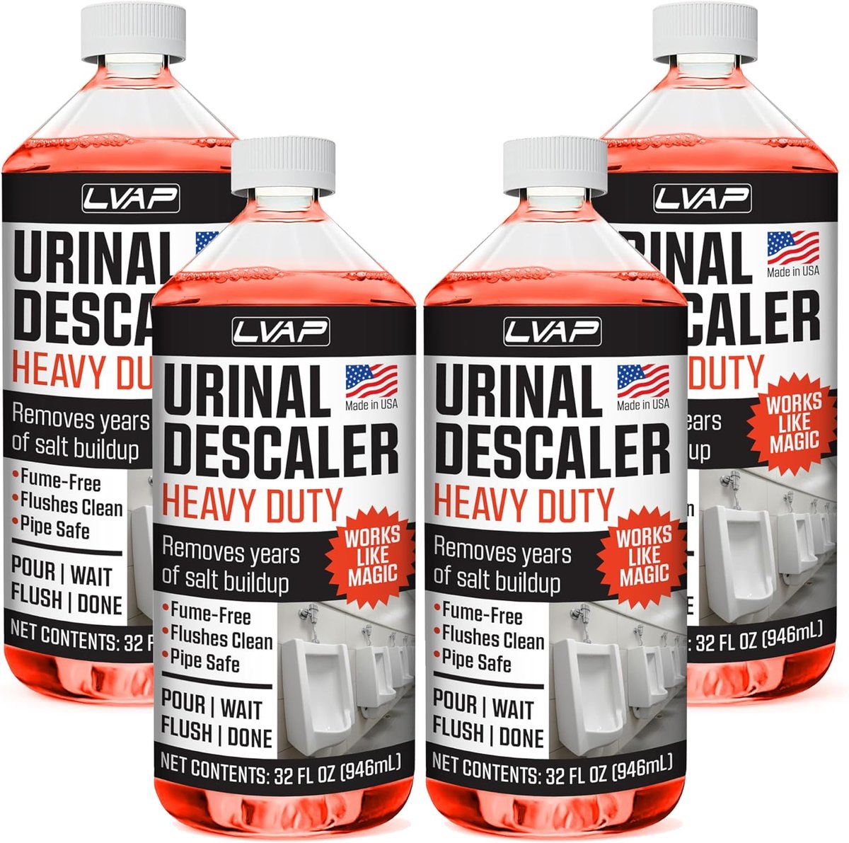 LVAP Urinal Descaler 4-Pack