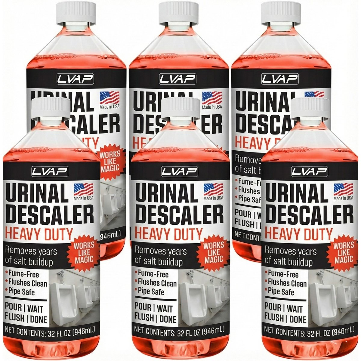 LVAP Urinal Descaler 6-Pack