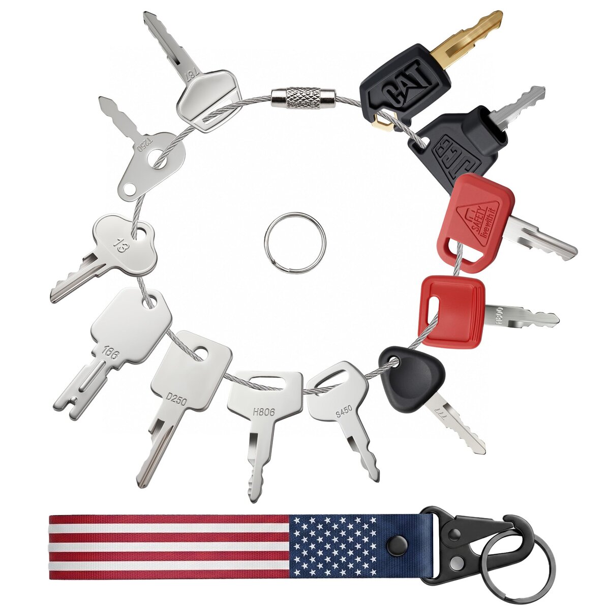 Heavy Equipment Master Key Set 12pc