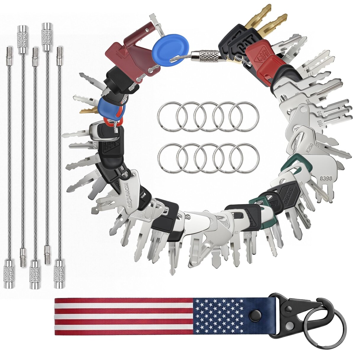 Heavy Equipment Master Key Set 50pc