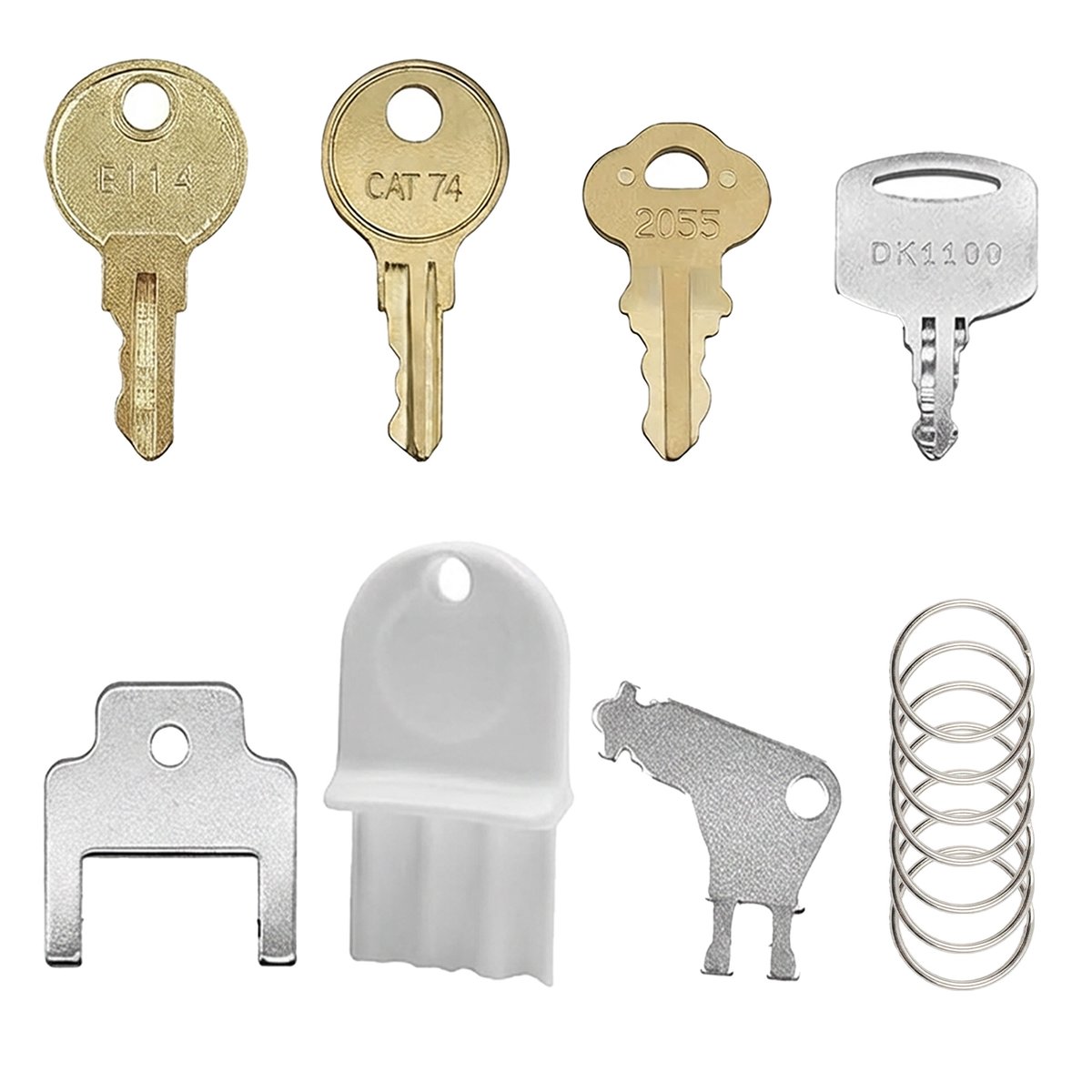 Restroom Dispenser Key Set 7pc